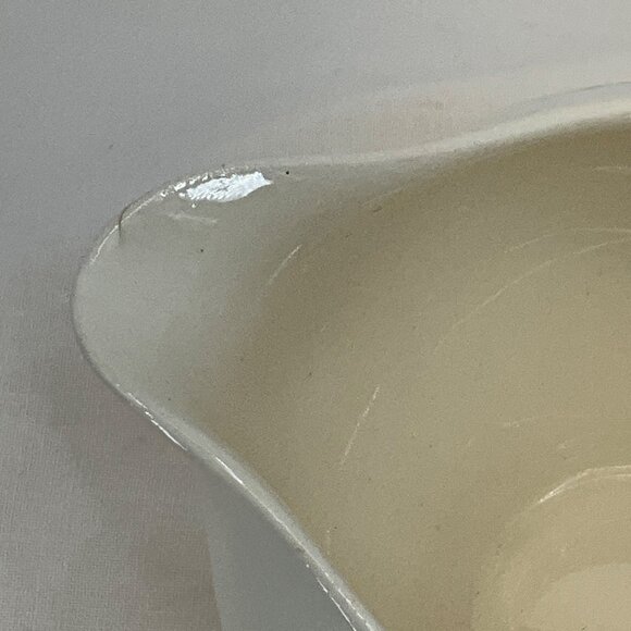 Vintage Cream Pitcher Autumn Leaf Design Ceramic - Picture 4 of 6